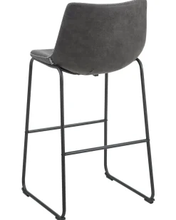 Sæt med 2 barstole FRANKS Grå