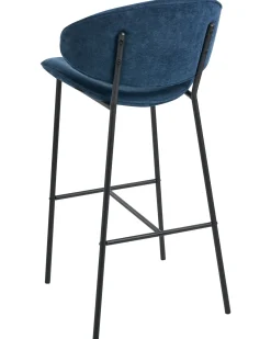 Sæt med 2 barstole KIANA Navy Blå