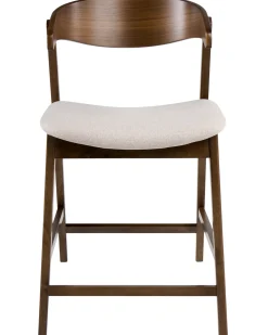 Sæt med 2 barstole LILLY Brun/beige