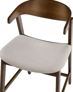 Sæt med 2 barstole LILLY Brun/beige
