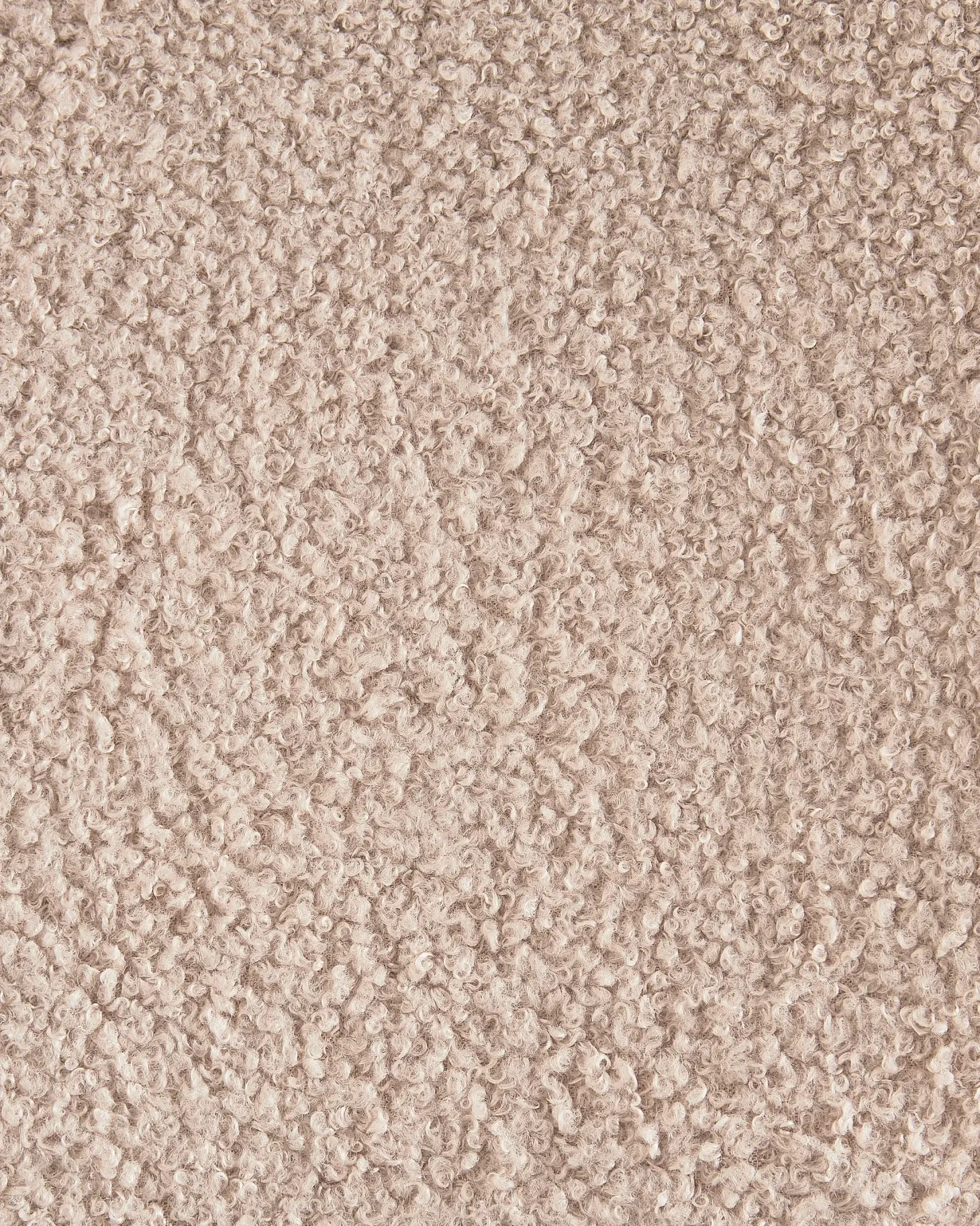 Sæt med 2 barstole LUANA Boucle Lys Beige