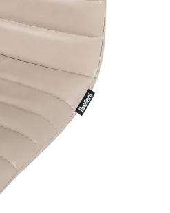 Sæt med 2 barstole LUCERNE Kunstlæder Lys Beige