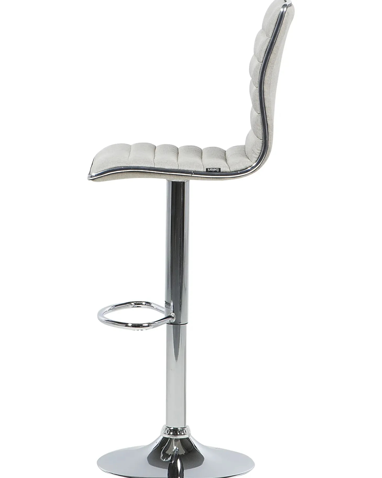 Sæt med 2 barstole LUCERNE Lys Beige