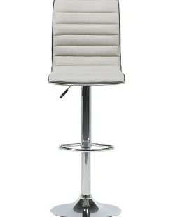 Sæt med 2 barstole LUCERNE Lys Beige