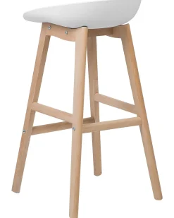 Sæt med 2 barstole MICCO Hvid