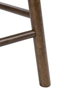 Sæt med 2 barstole MILLS Boucle Brun / Grøn