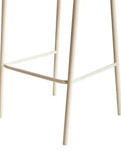 Sæt med 2 barstole MINA II Boucle Lys Beige