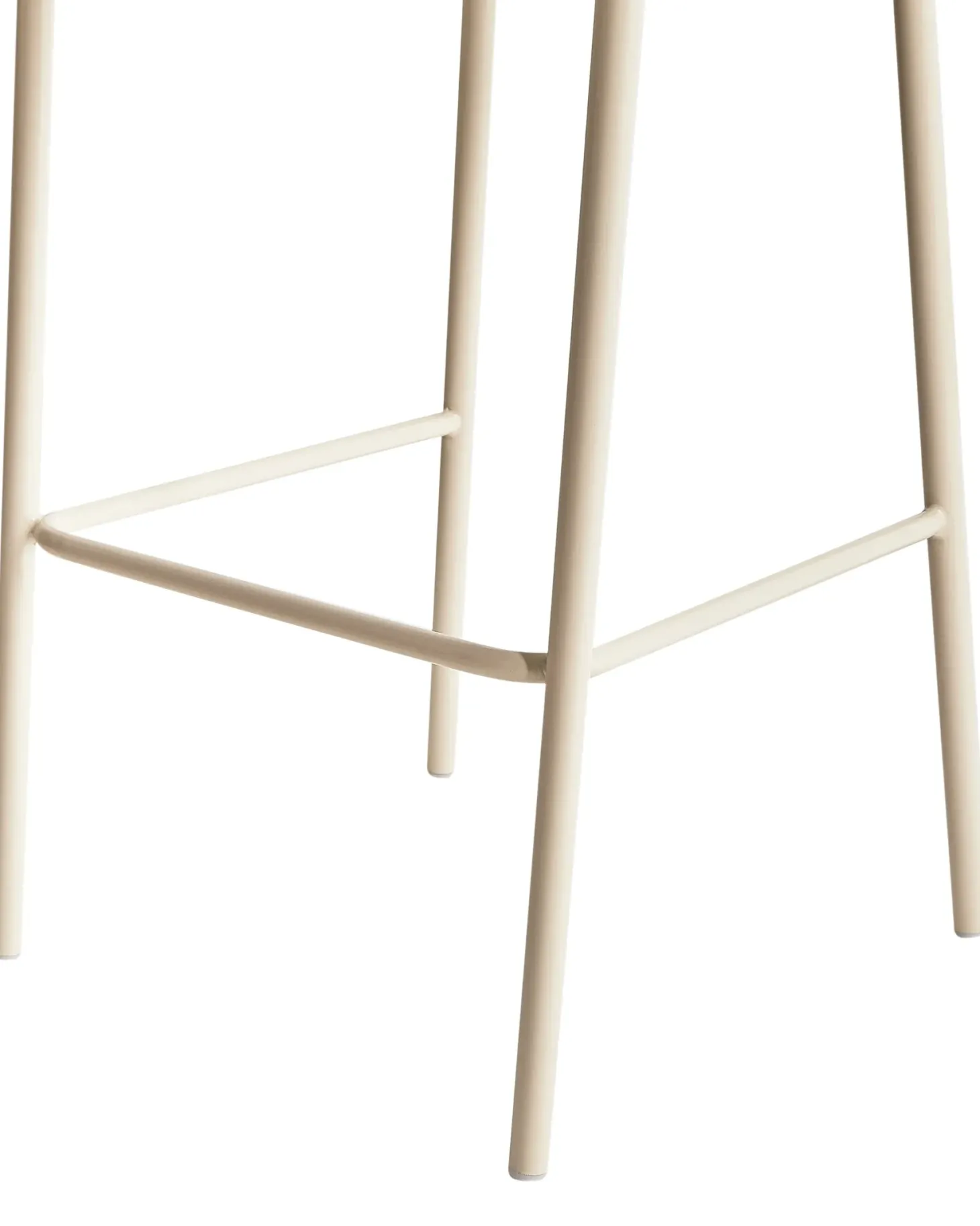 Sæt med 2 barstole MINA II Boucle Lys Beige