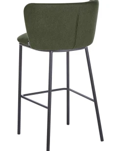 Sæt med 2 barstole MINA Mørkegrøn