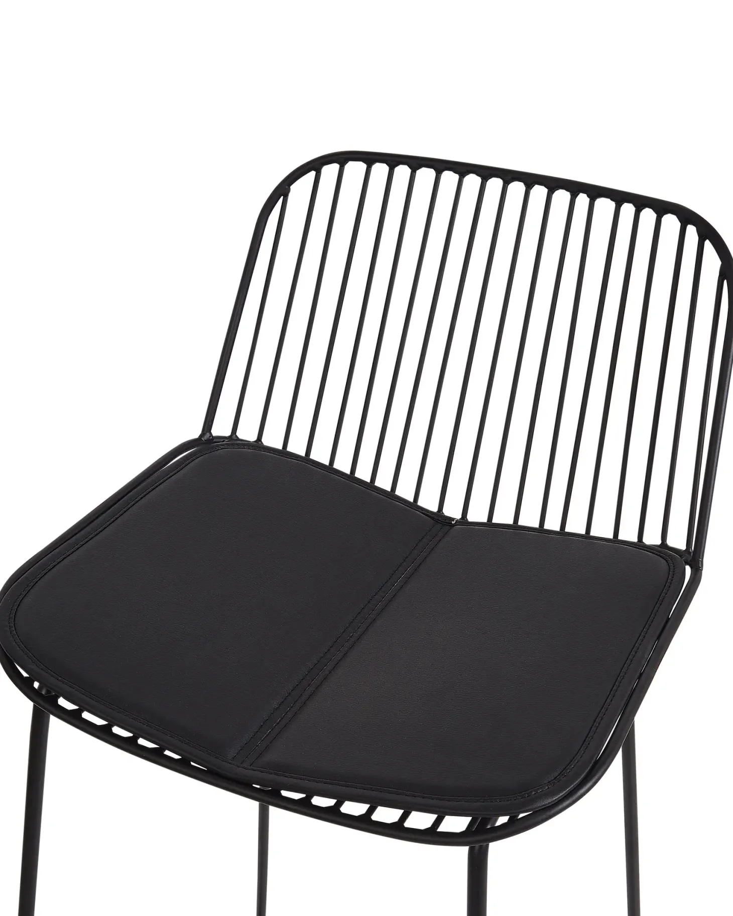 Sæt med 2 barstole PENSACOLA Metal Sort