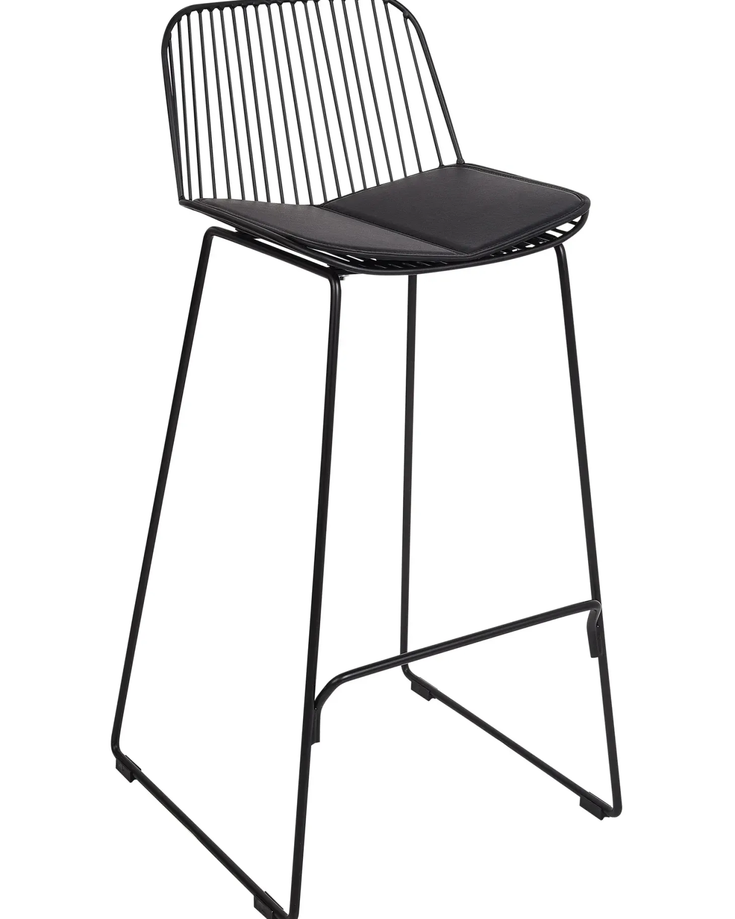 Sæt med 2 barstole PENSACOLA Metal Sort