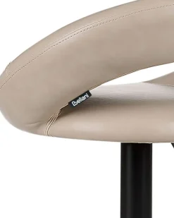Sæt med 2 barstole PEORIA Kunstlæder Lys Beige