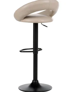 Sæt med 2 barstole PEORIA Kunstlæder Lys Beige