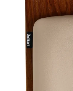 Sæt med 2 barstole PETERSBURG Kunstlæder Beige/sort