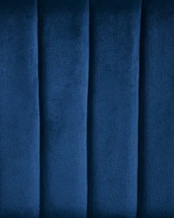 Sæt med 2 barstole SANILAC Velour Navy Blå