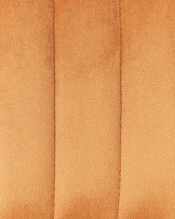 Sæt med 2 barstole SANILAC Velour Orange