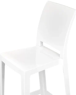 Sæt med 2 barstole WELLINGTON Hvid