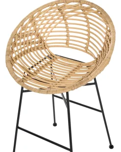 Sæt med 2 barstole WINDOM Rattan Naturlig