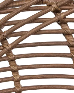 Sæt med 2 barstole WINDOM Rattan Brun