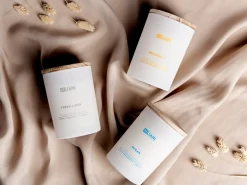 Sæt med 3 duftlys SIMPLICITY Soja voks Frugtig noter Fresh notes