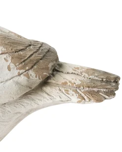 Sæt med 3 havefigurer ANGHIARI Fugl Beige