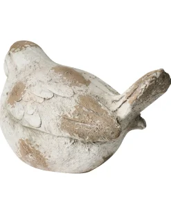 Sæt med 3 havefigurer ANGHIARI Fugl Beige