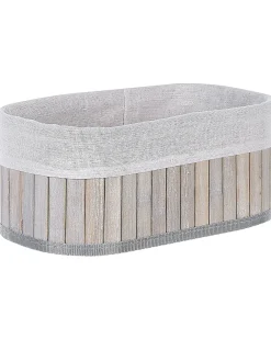 Sæt med 5 kurve TALPE Bambus Grå