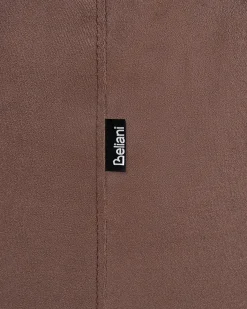 Sæt med 2 lænestole VELTADA Velour Mørkebrun