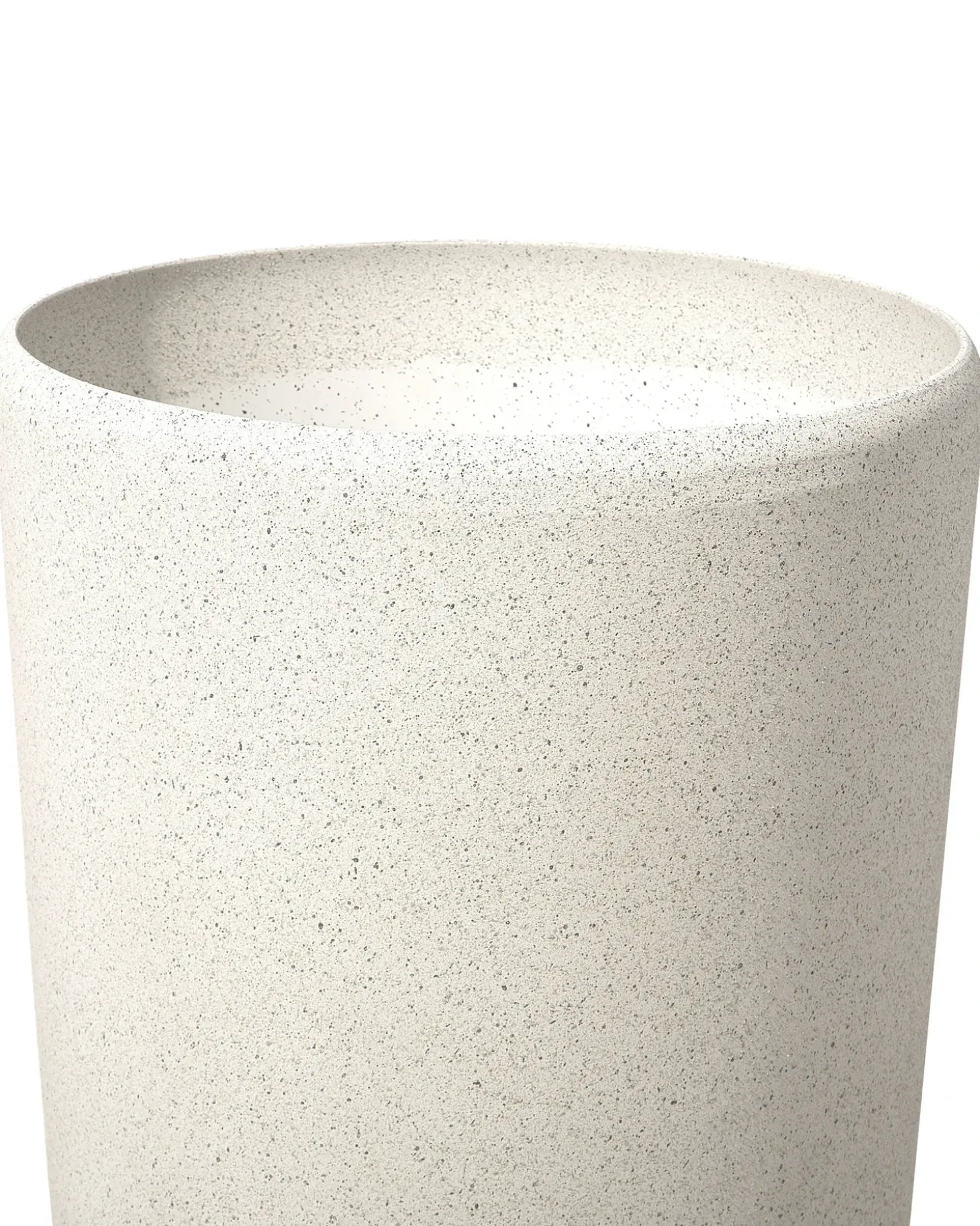 Sæt med 2 plantekrukker ABDERA 31 cm Lys Beige
