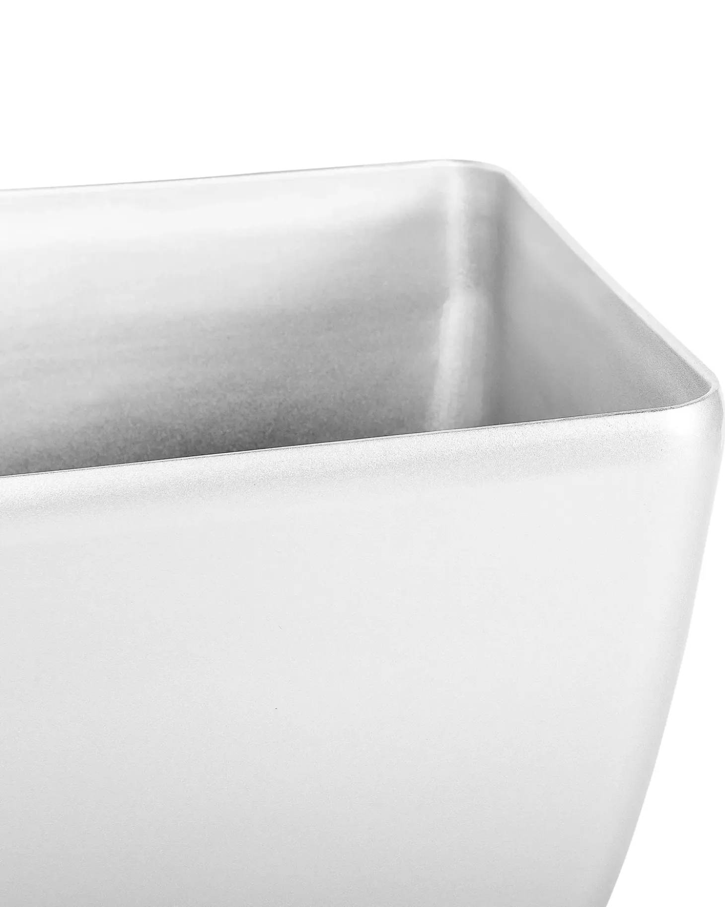 Sæt med 2 plantekrukker ASTRAS 50 cm Sølv