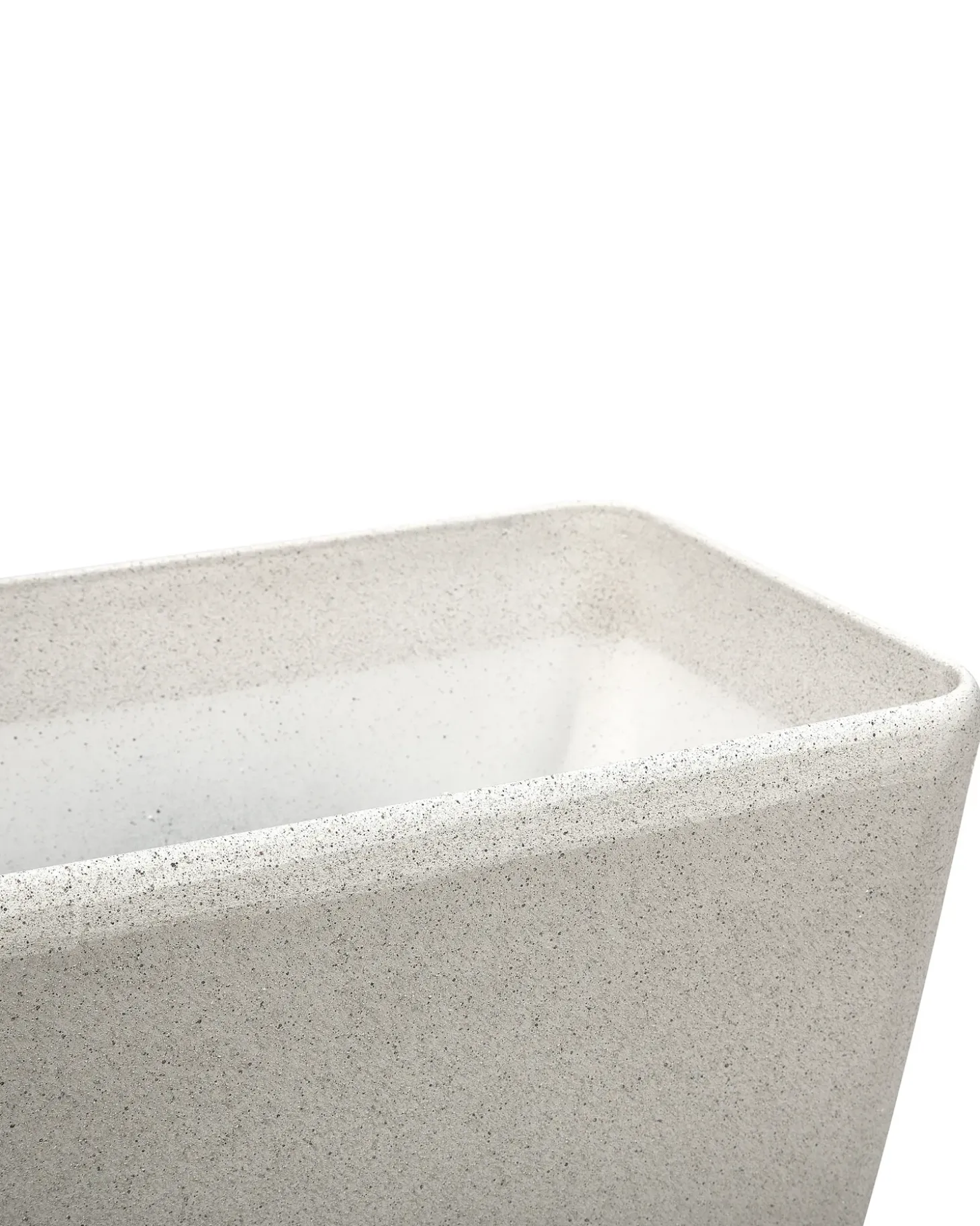 Sæt med 2 plantekrukker BARIS 74 cm Beige