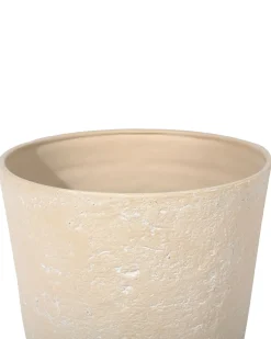Sæt med 2 plantekrukker CAMIA 43 cm Beige