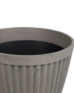 Sæt med 2 plantekrukker POKA 36 cm Brungrå