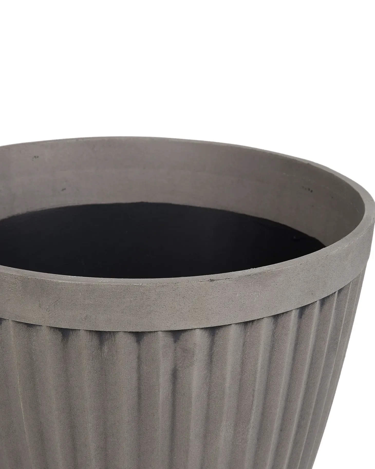 Sæt med 2 plantekrukker POKA 36 cm Brungrå