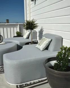 Sæt med 2 plantekrukker TESALIA 44 cm Brun
