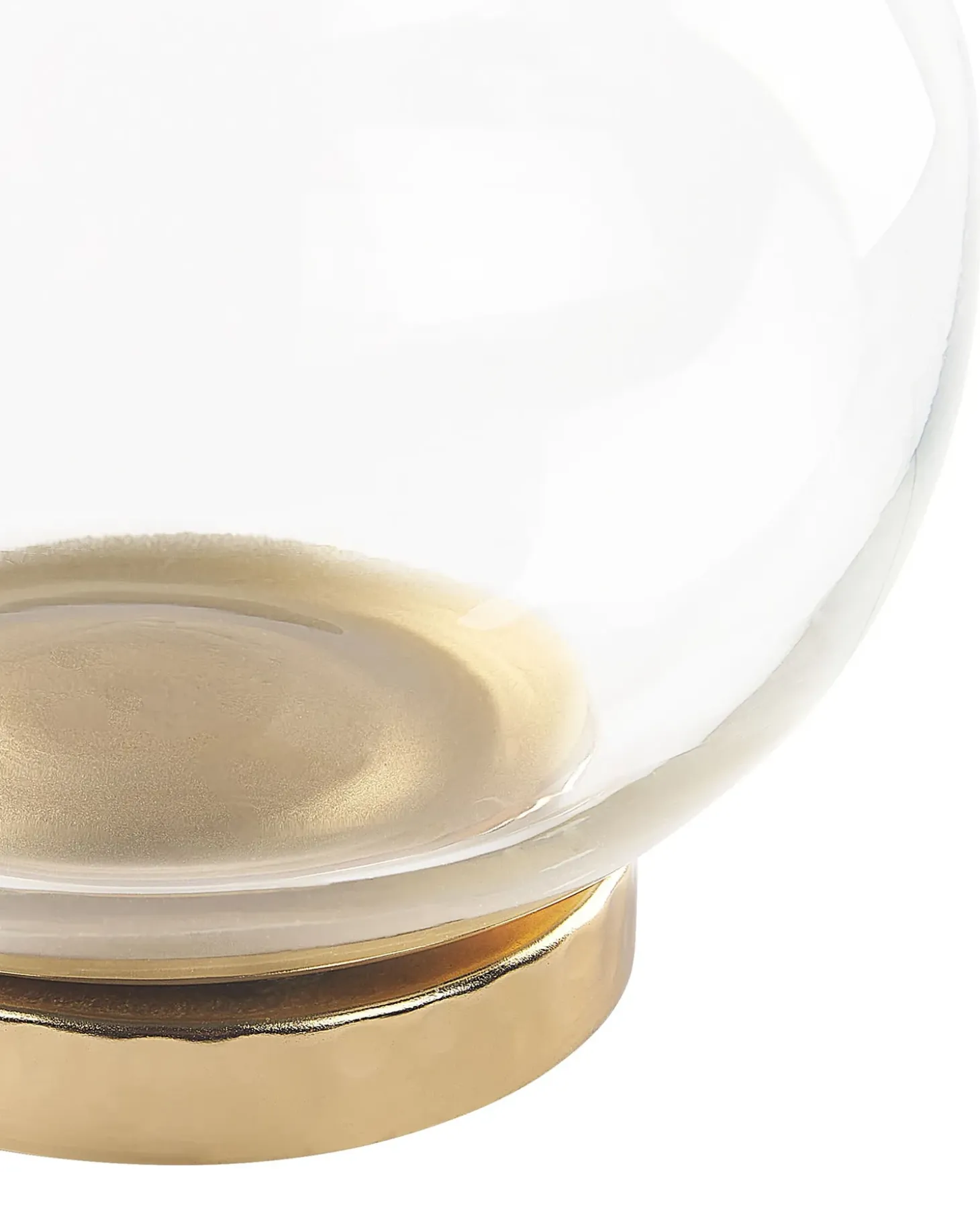 Sæt med 2 pynteæsker LAKI Glas Guld