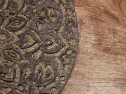 Sæt med 2 sideborde KHETUA Mangotræ Brun