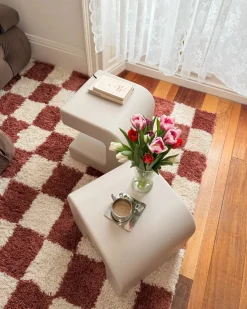 Sæt med 2 sideborde MOZIA Lysegrå