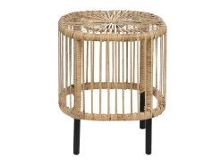 Sæt med 2 sofaborde CESENATICO Rattan Naturlig