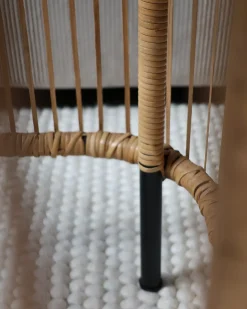 Sæt med 2 sofaborde CESENATICO Rattan Naturlig