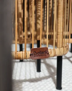 Sæt med 2 sofaborde CESENATICO Rattan Naturlig