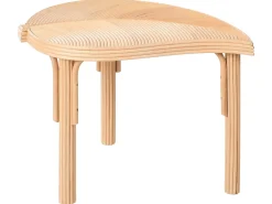 Sæt med 3 sofaborde PARALIA Rattan Naturlig