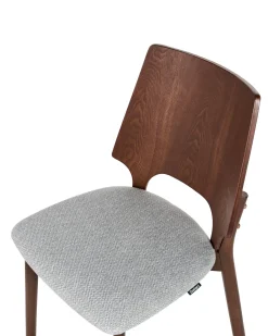 Sæt med 2 spisebordsstole ABEE Brun/grå