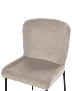 Sæt med 2 spisebordsstole ADA Brungrå