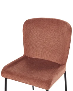Sæt med 2 spisebordsstole ADA Brun