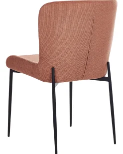 Sæt med 2 spisebordsstole ADA Brun