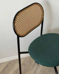Sæt med 2 spisebordsstole ADAVER Metal Sort