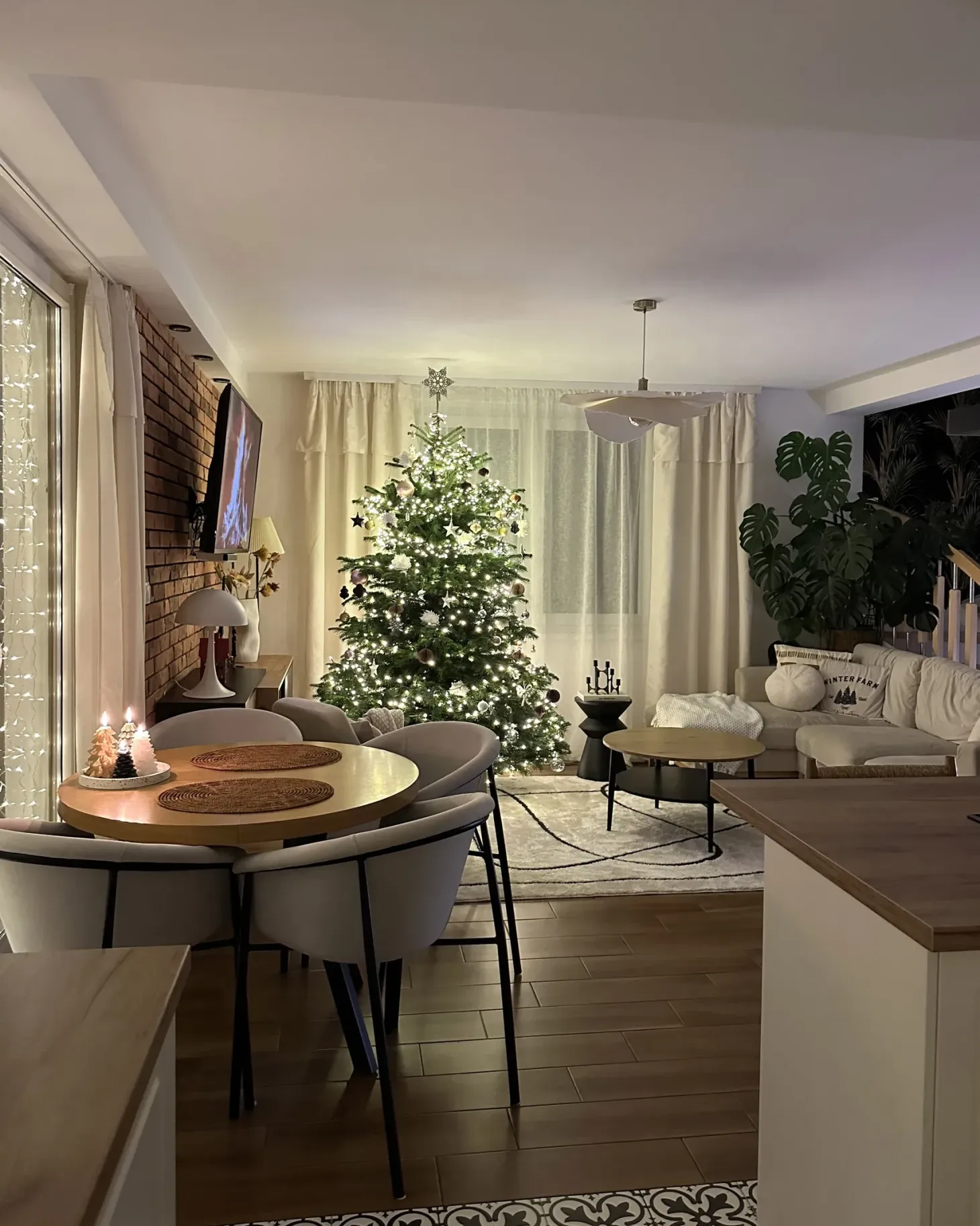Sæt med 2 spisebordsstole AMES Lys Beige