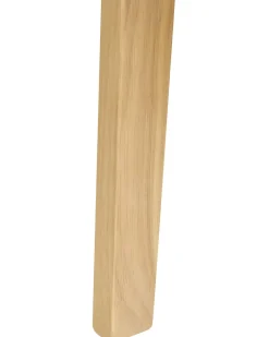 Sæt med 2 spisebordsstole ANOKA Træ Lysebrun/beige