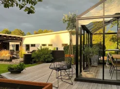 Sæt med 2 spisebordsstole AURORA Metal Sort